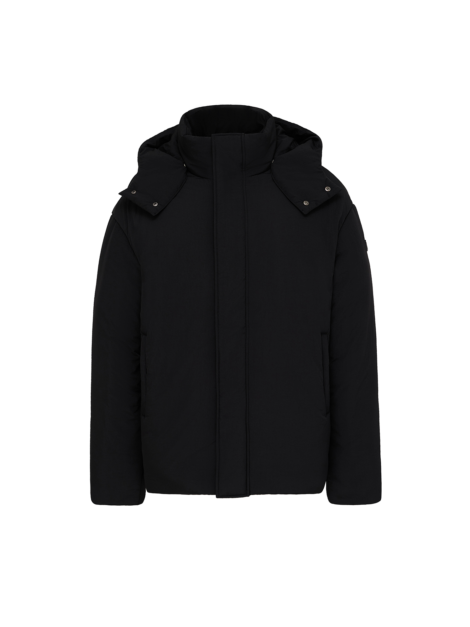 Warm jacket, men's, black