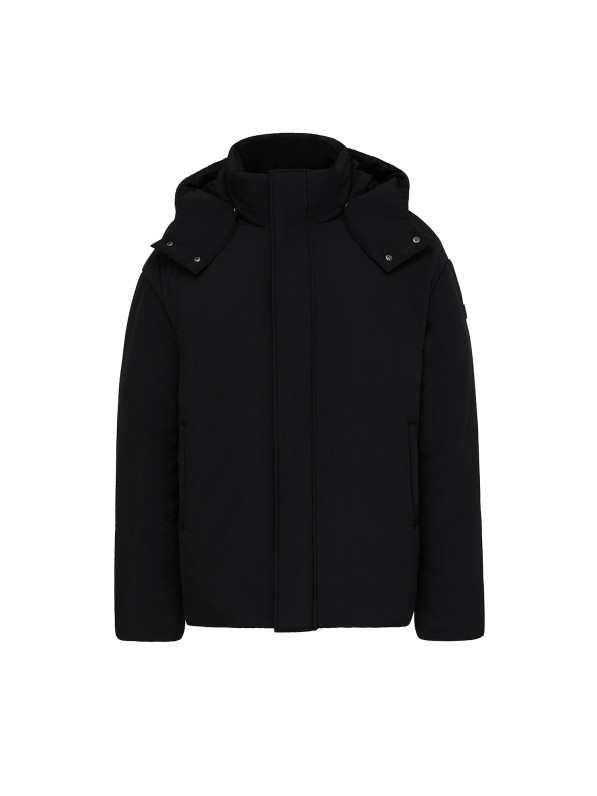Warm jacket, men's, black