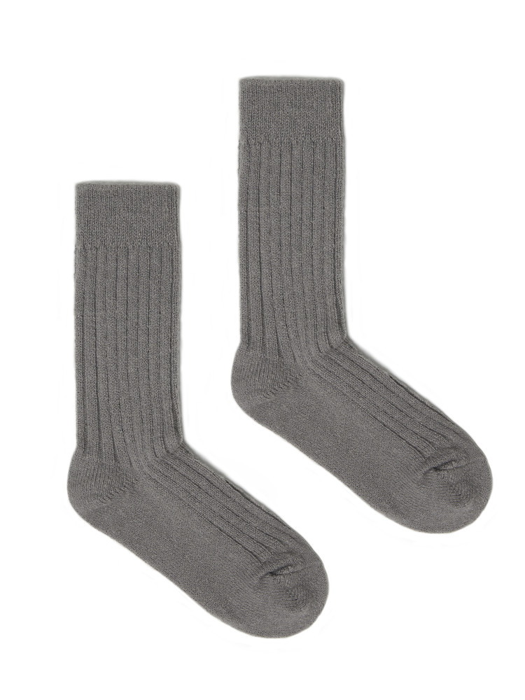 Wool socks, light gray