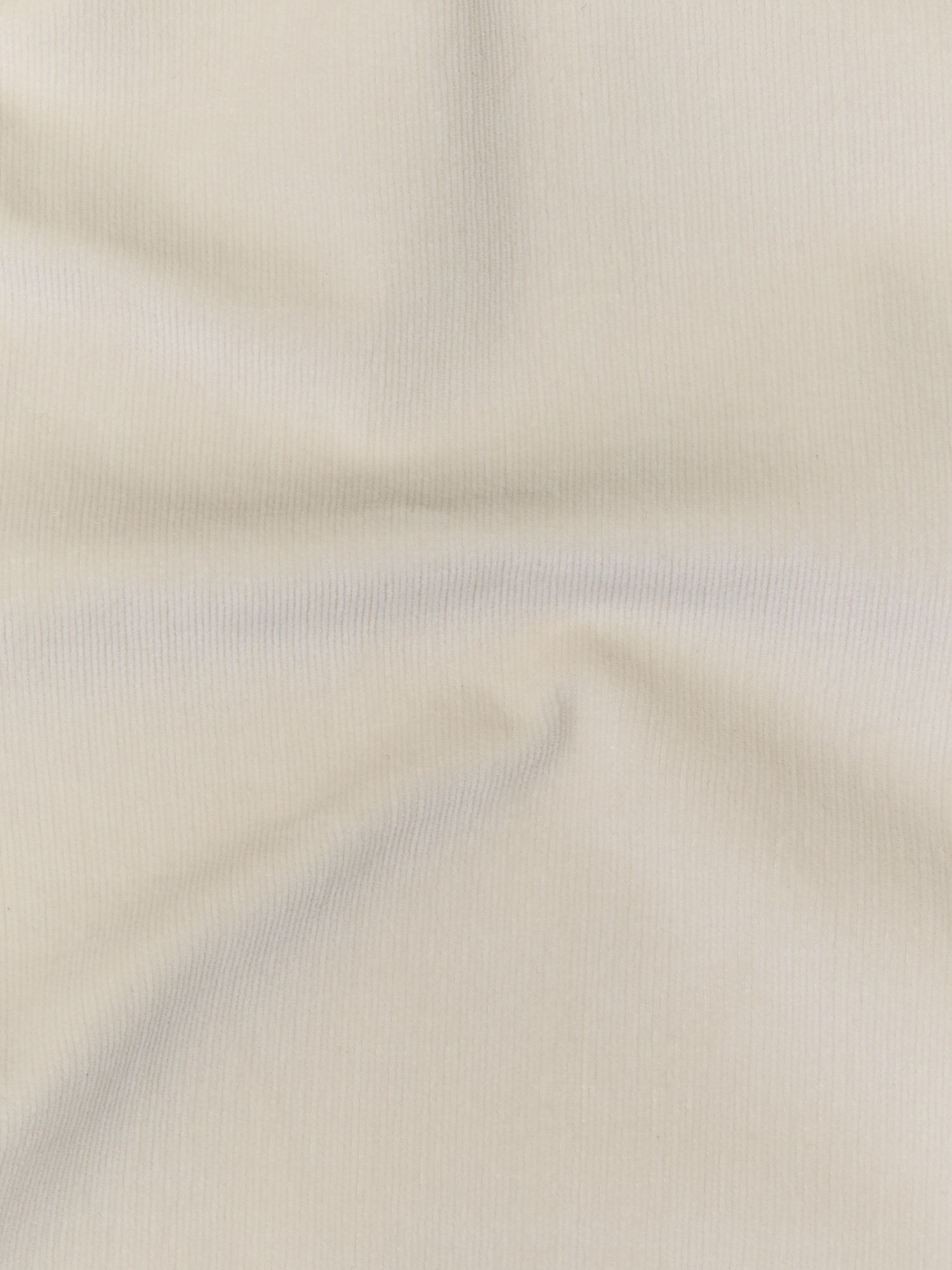 Loose-fitting corduroy pants, milky