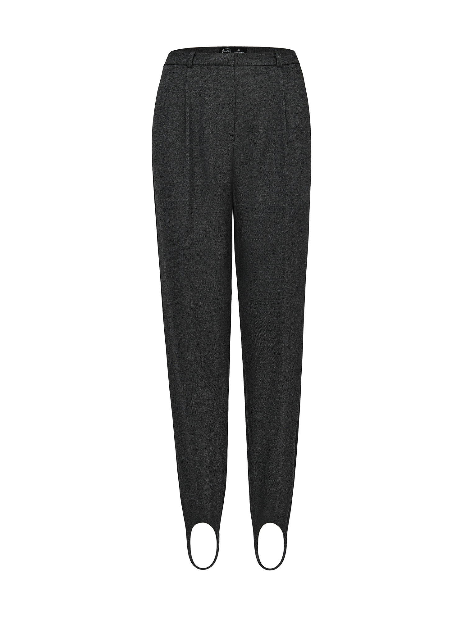 Classic trousers with stripes, gray