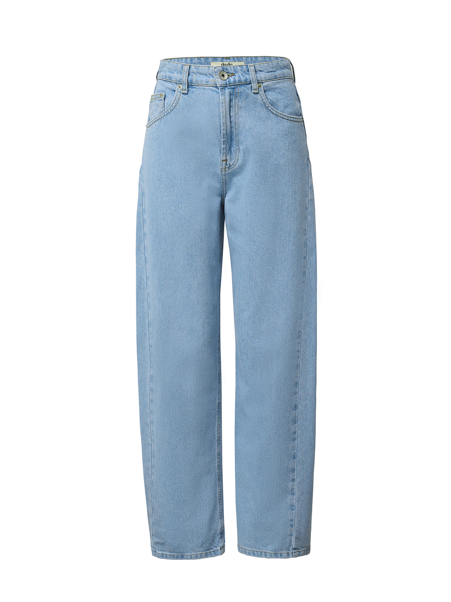 Wide straight jeans, blue