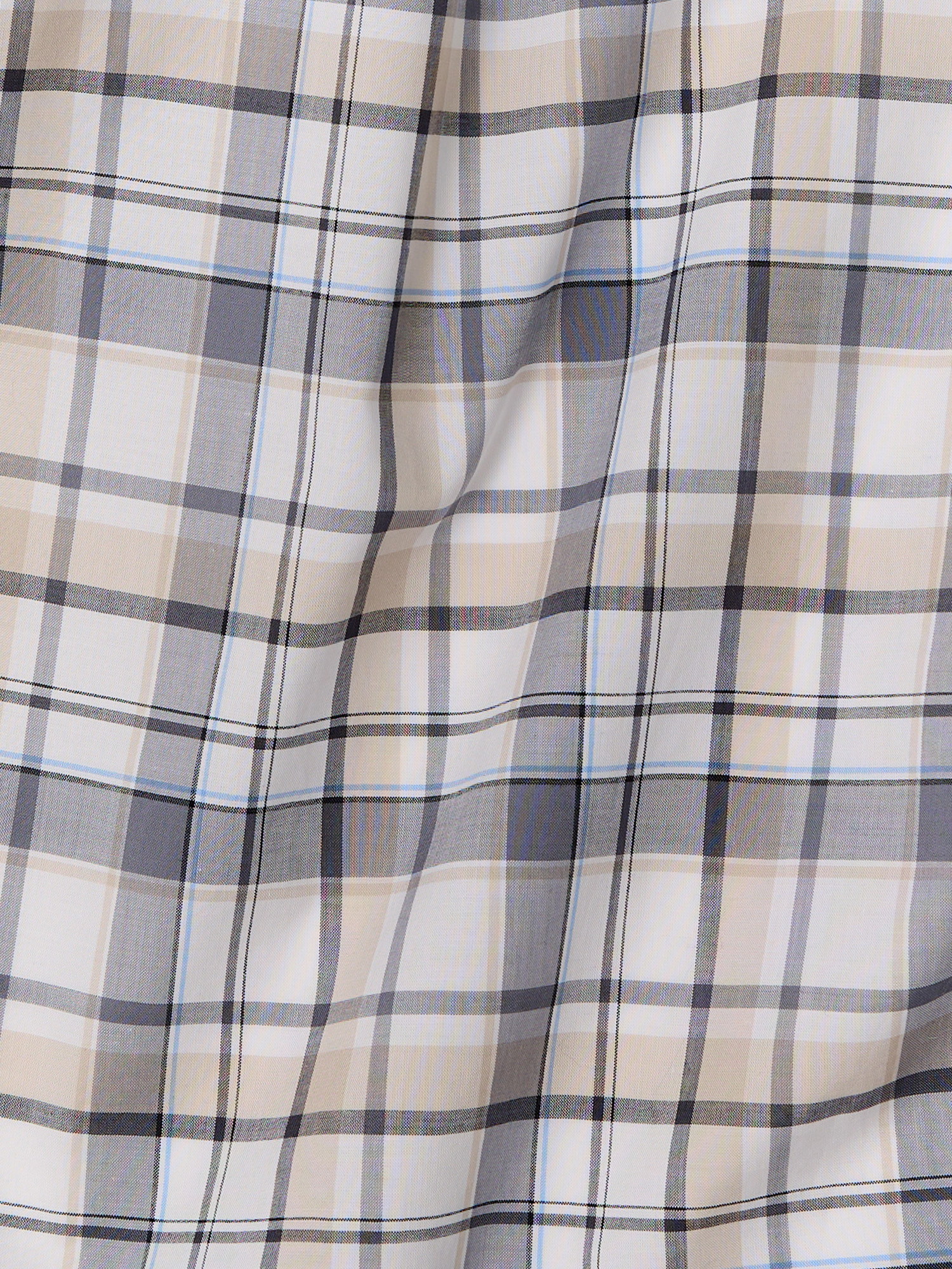 Oversized checkered shirt, gray