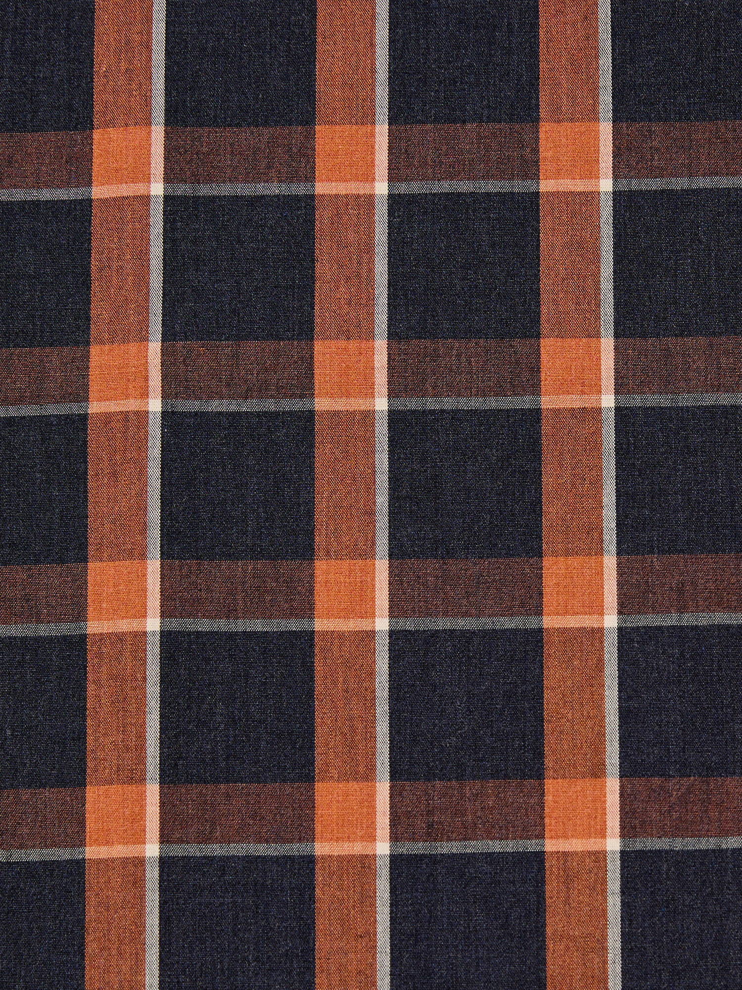 Checked shirt with cape, blue