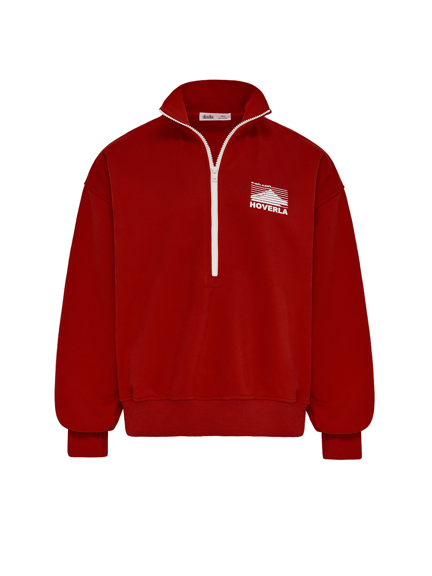 Sweatshirt "Hoverla", red