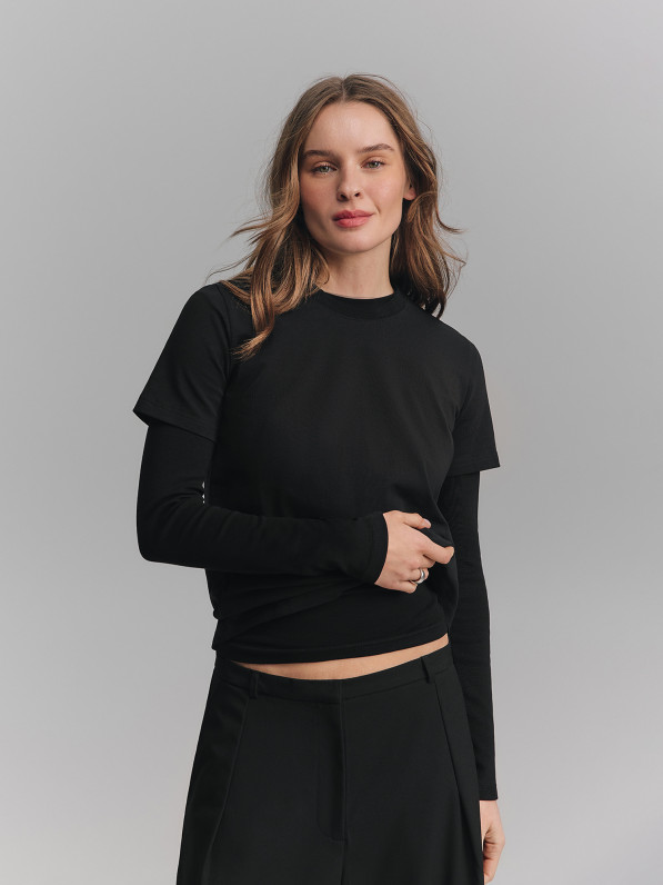 Basic T-shirt, black