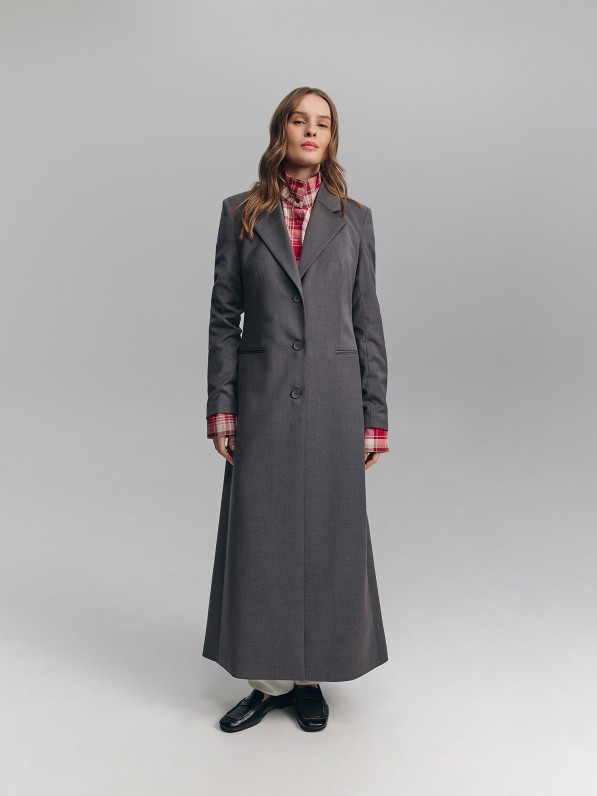 Long jacket, gray