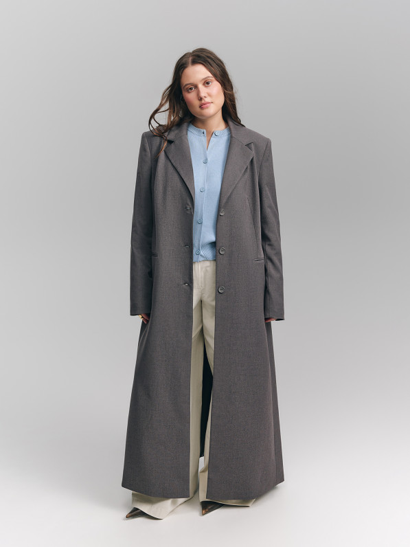 Long jacket, gray