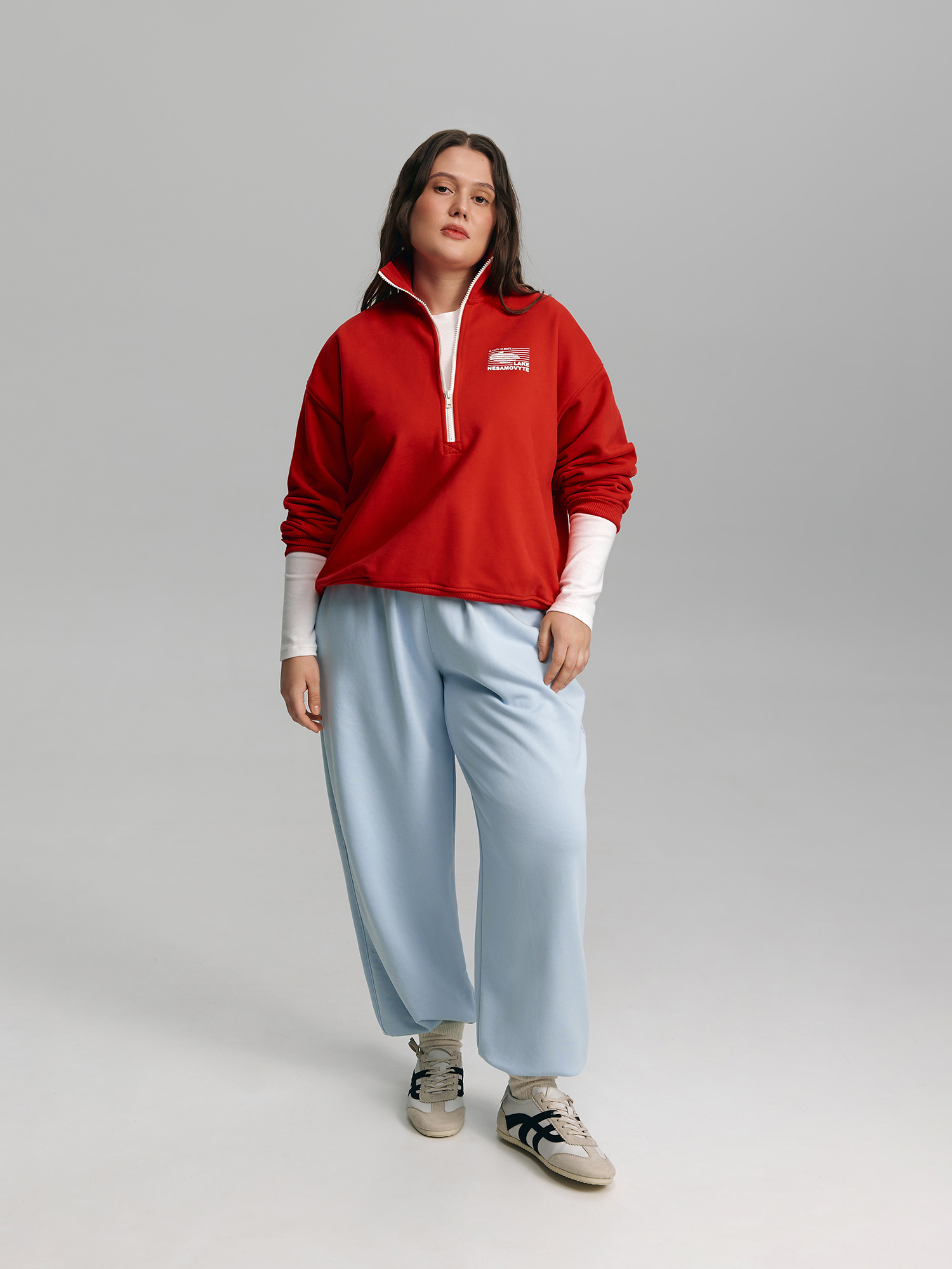 Джогери oversize, блакитні