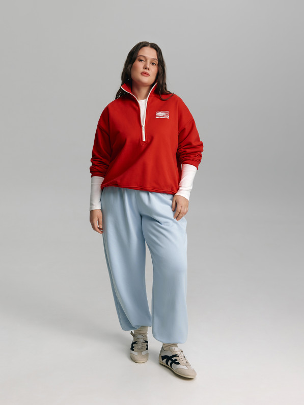 Джогери oversize, блакитні