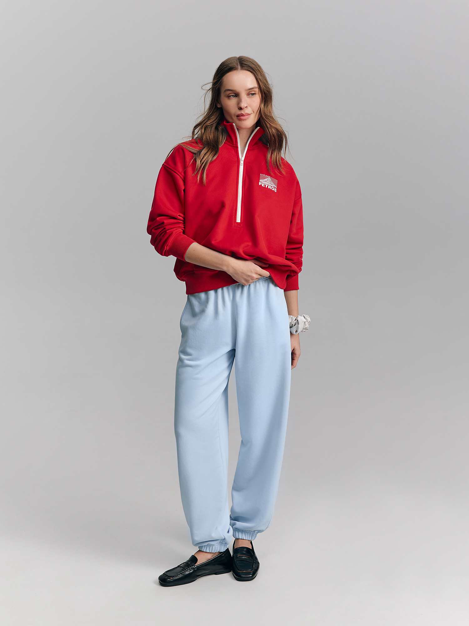 Джогери oversize, блакитні