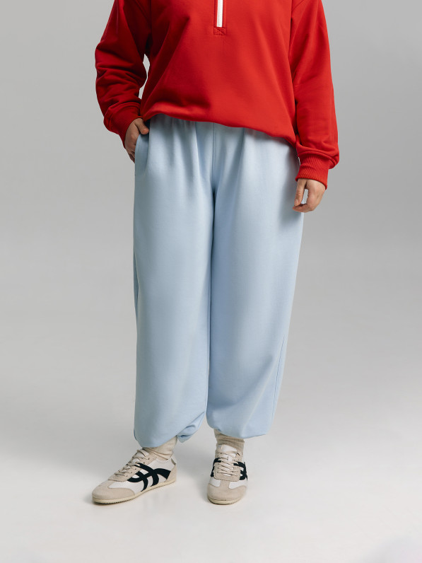 Джогери oversize, блакитні