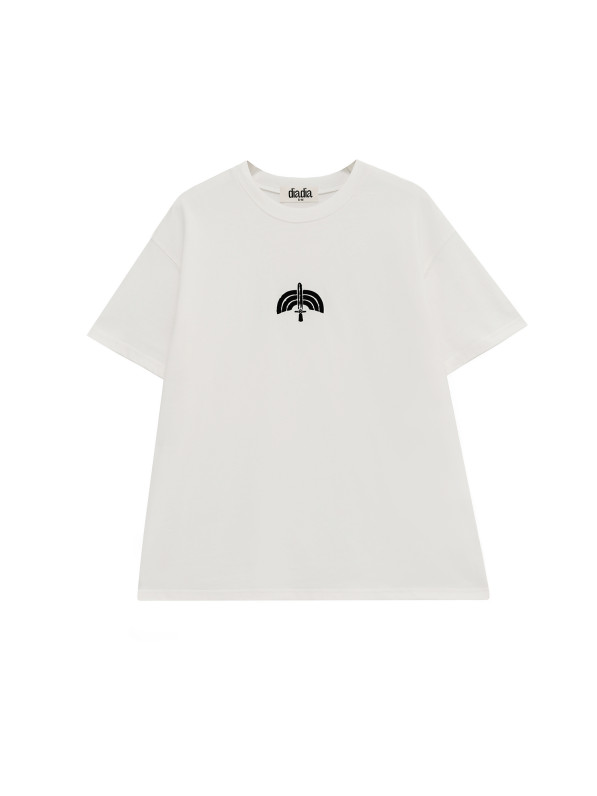 Unisex T-shirt "Pravda", milky