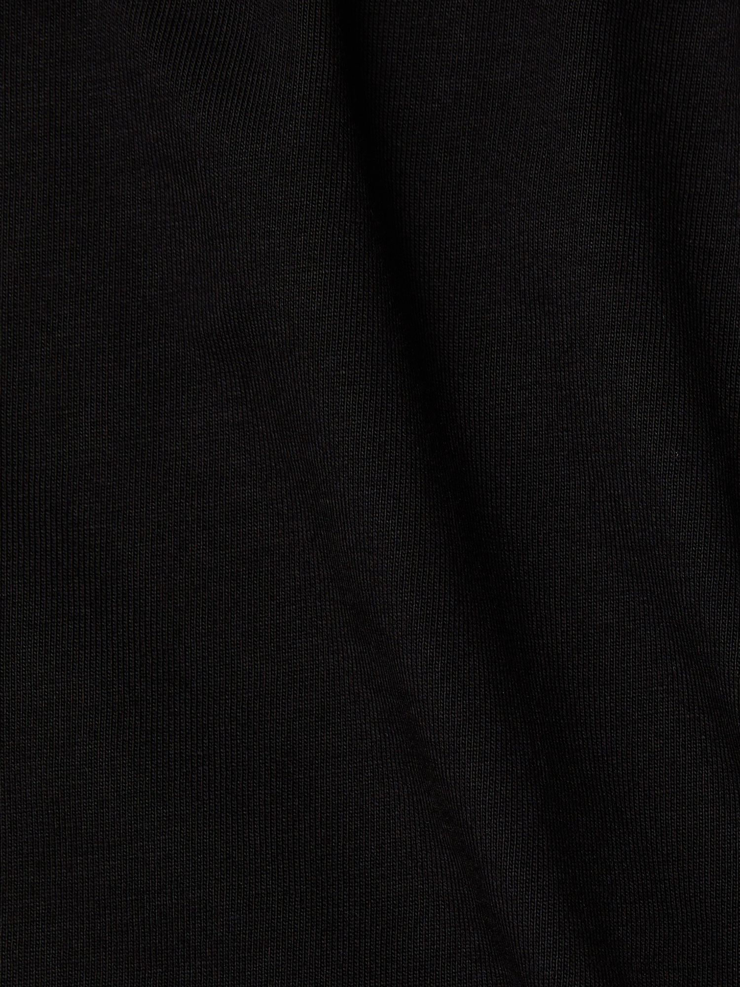Pants, thin, wide cut, black