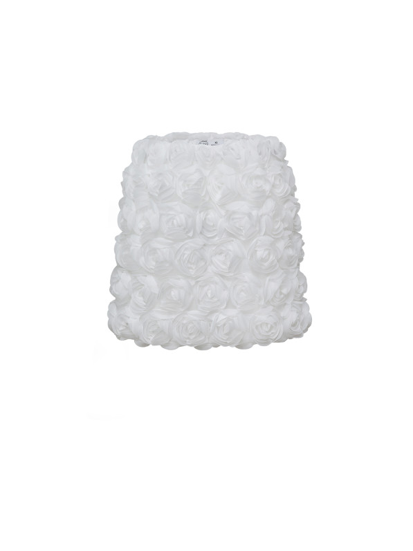 ROSE mini skirt, white