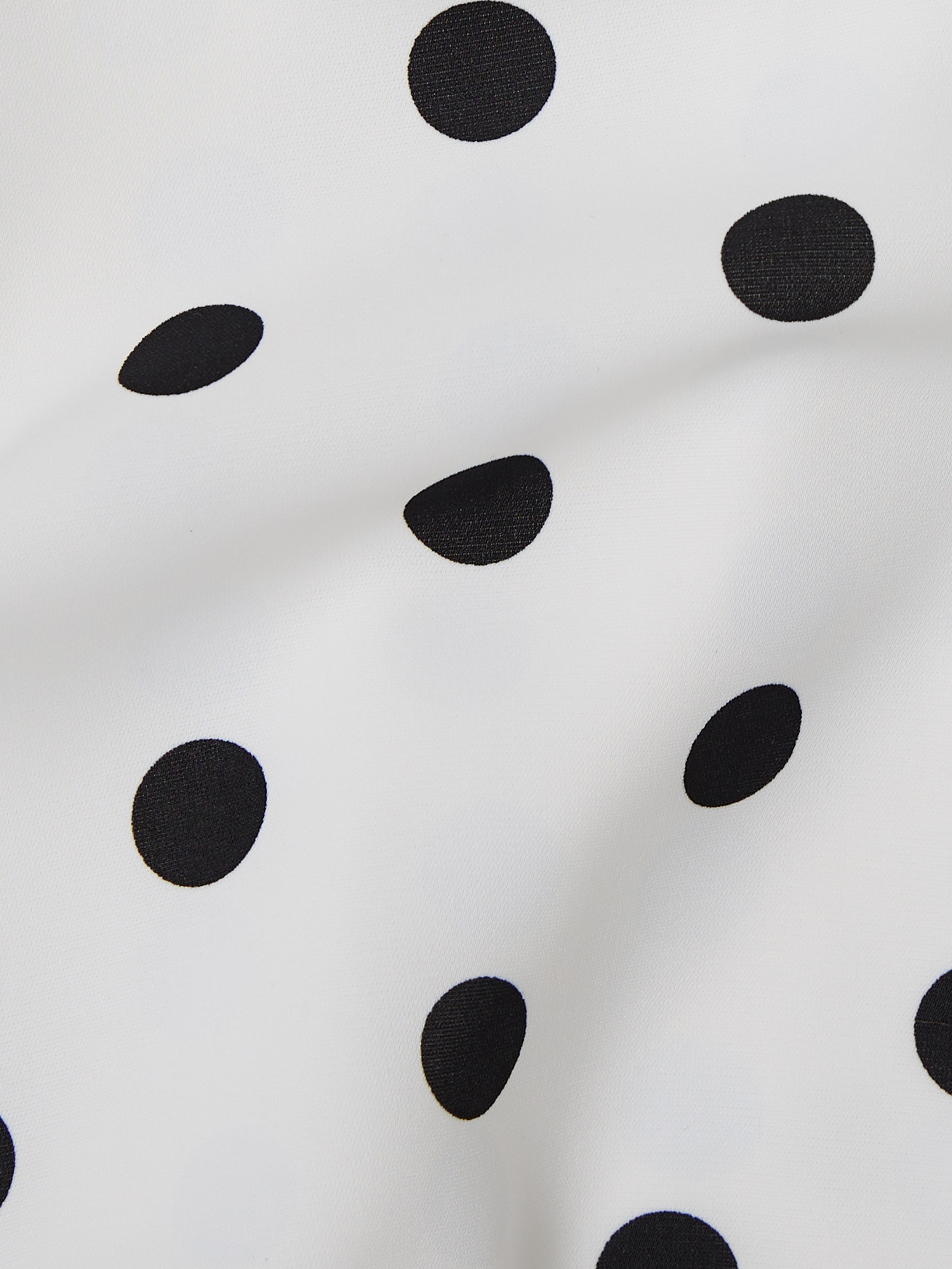 Polka dot skirt, milky
