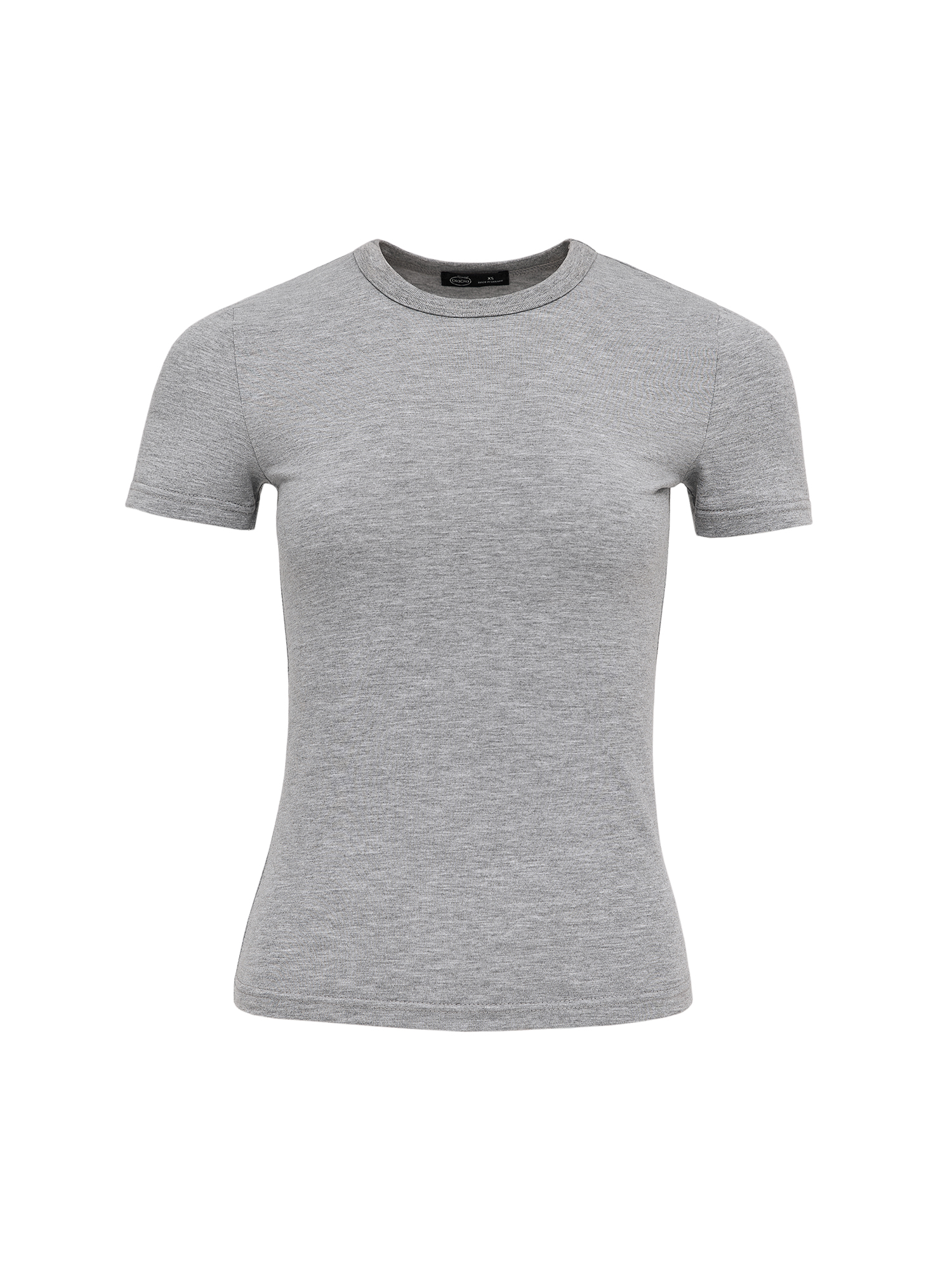 Fitted T-shirt, gray