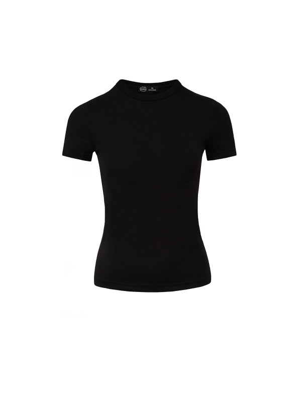 Fitted T-shirt, black