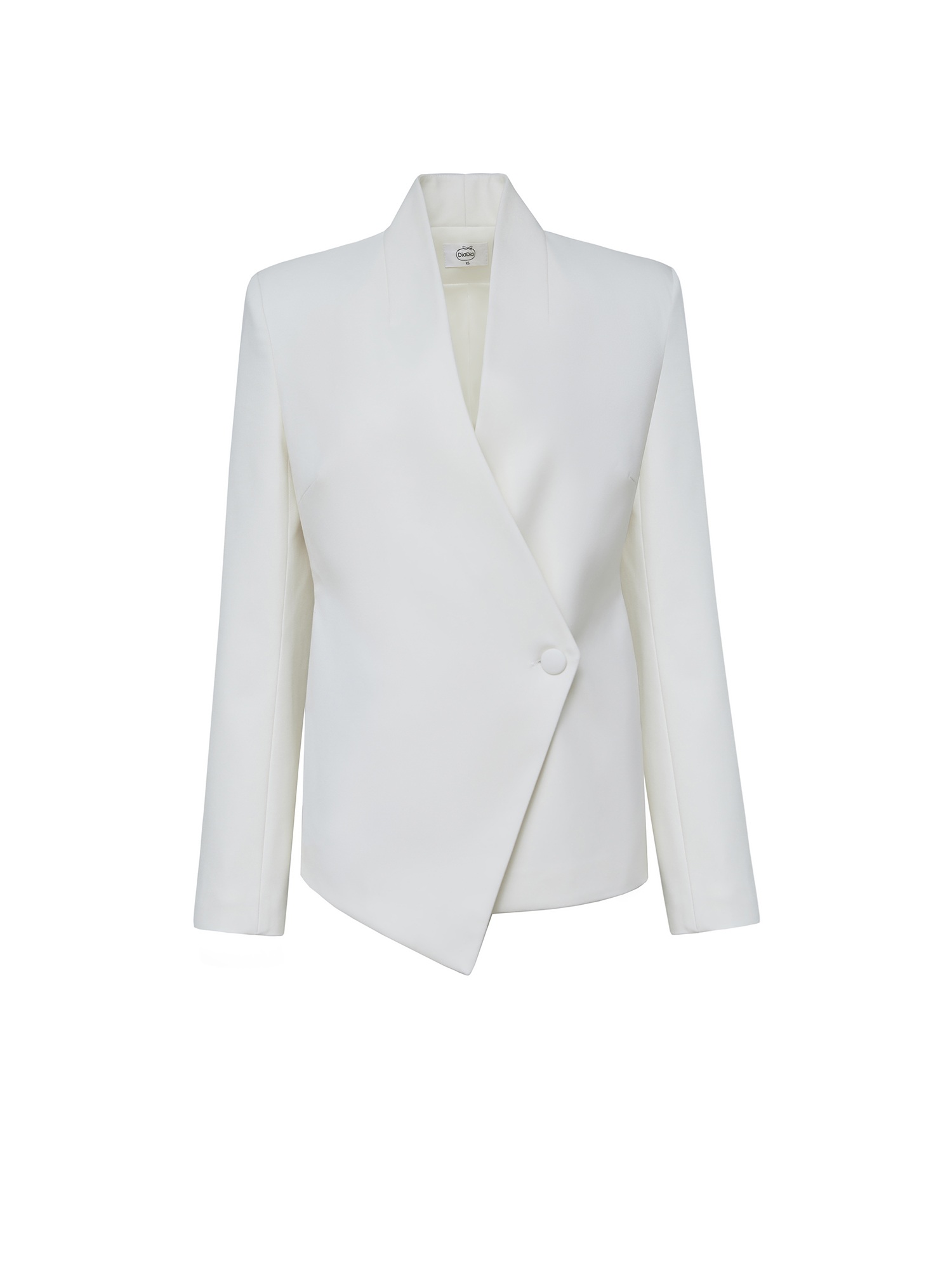 Double-breasted jacket, white