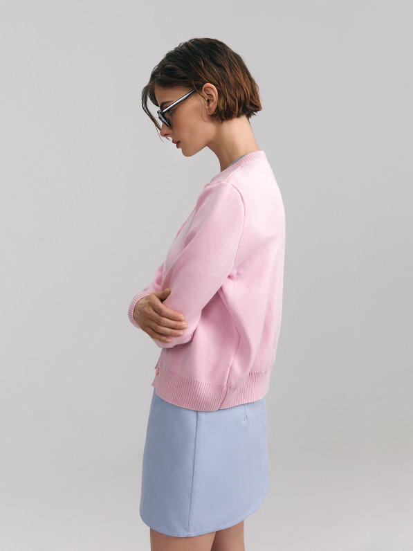 Cardigan, pink