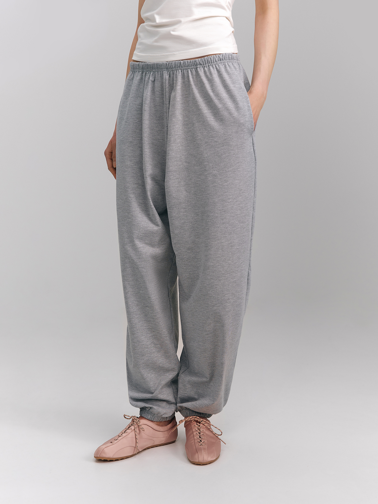 Джогери тонкі oversize, сірі