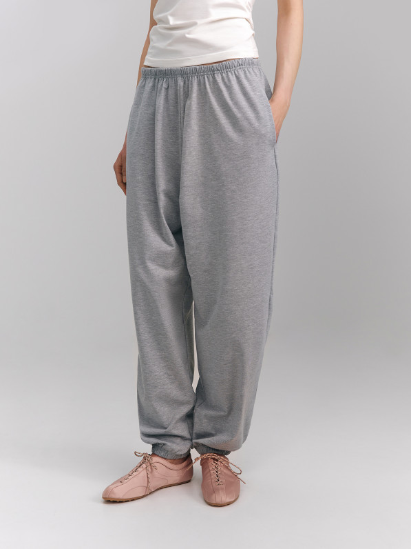 Джогери тонкі oversize, сірі