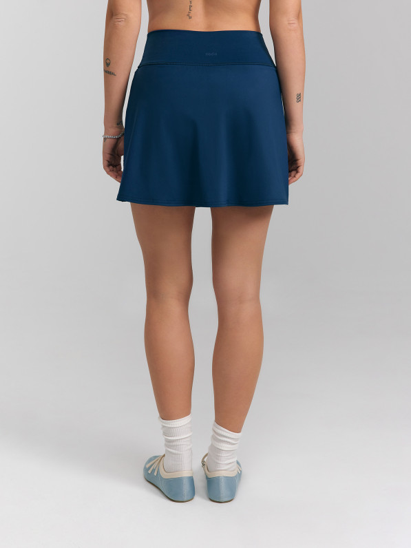 Skirt-shorts, blue