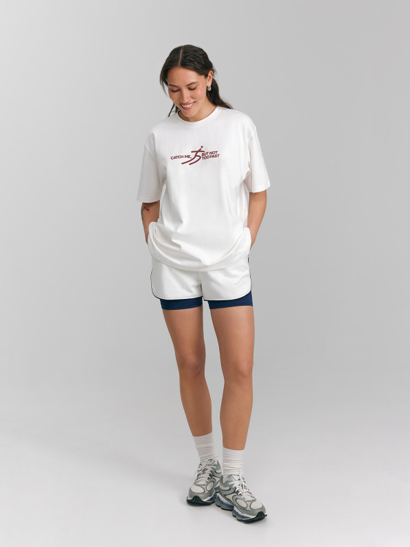 "Catch me" T-shirt, milky