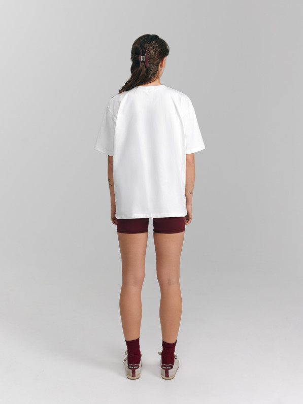 «The games we play» T-shirt, milky
