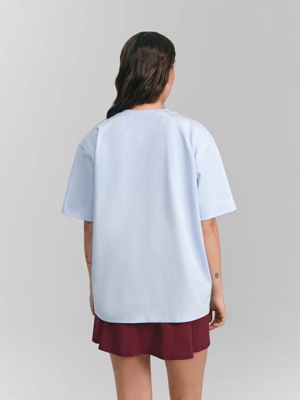 "Catch me" T-shirt, blue