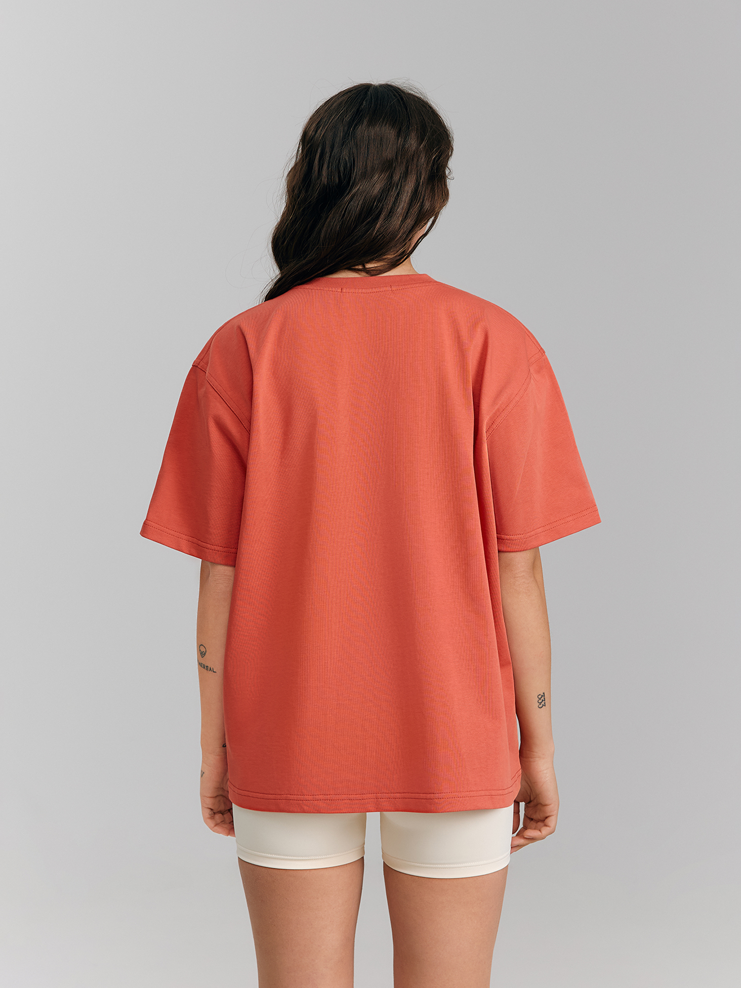 T-shirt "The games we play", terracotta