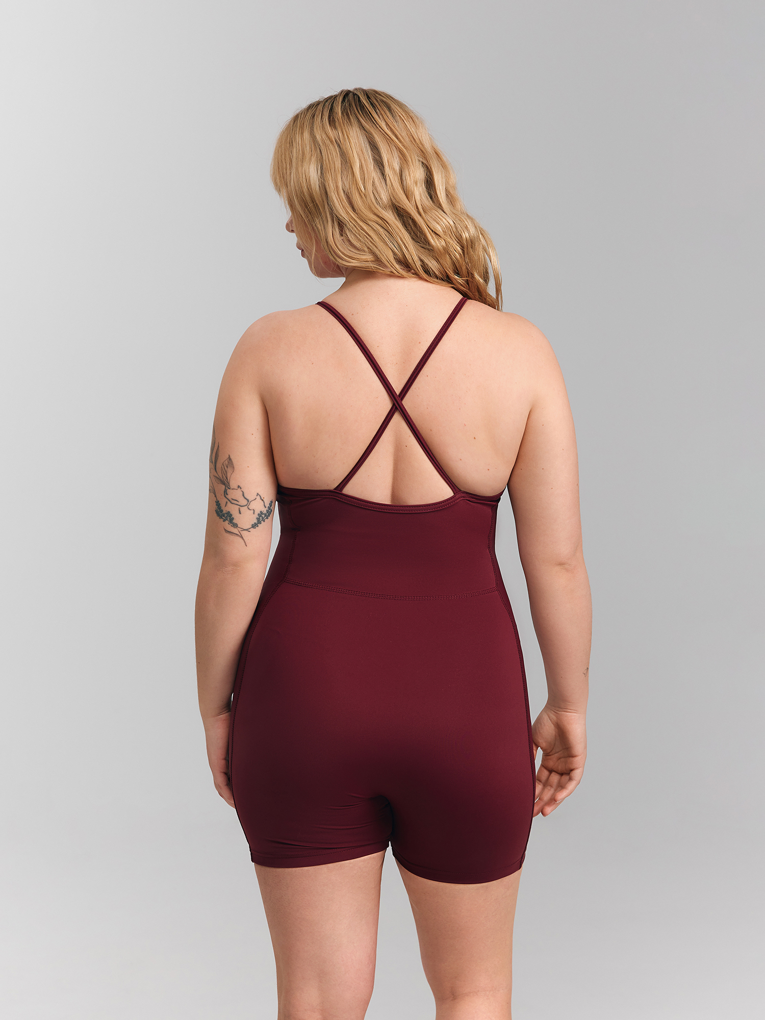 Jumpsuit, burgundy