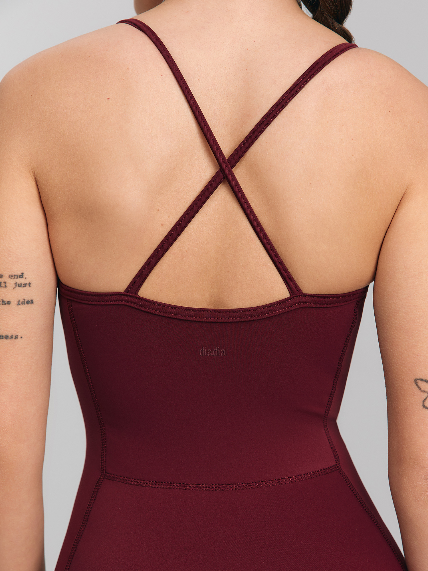 Jumpsuit, burgundy
