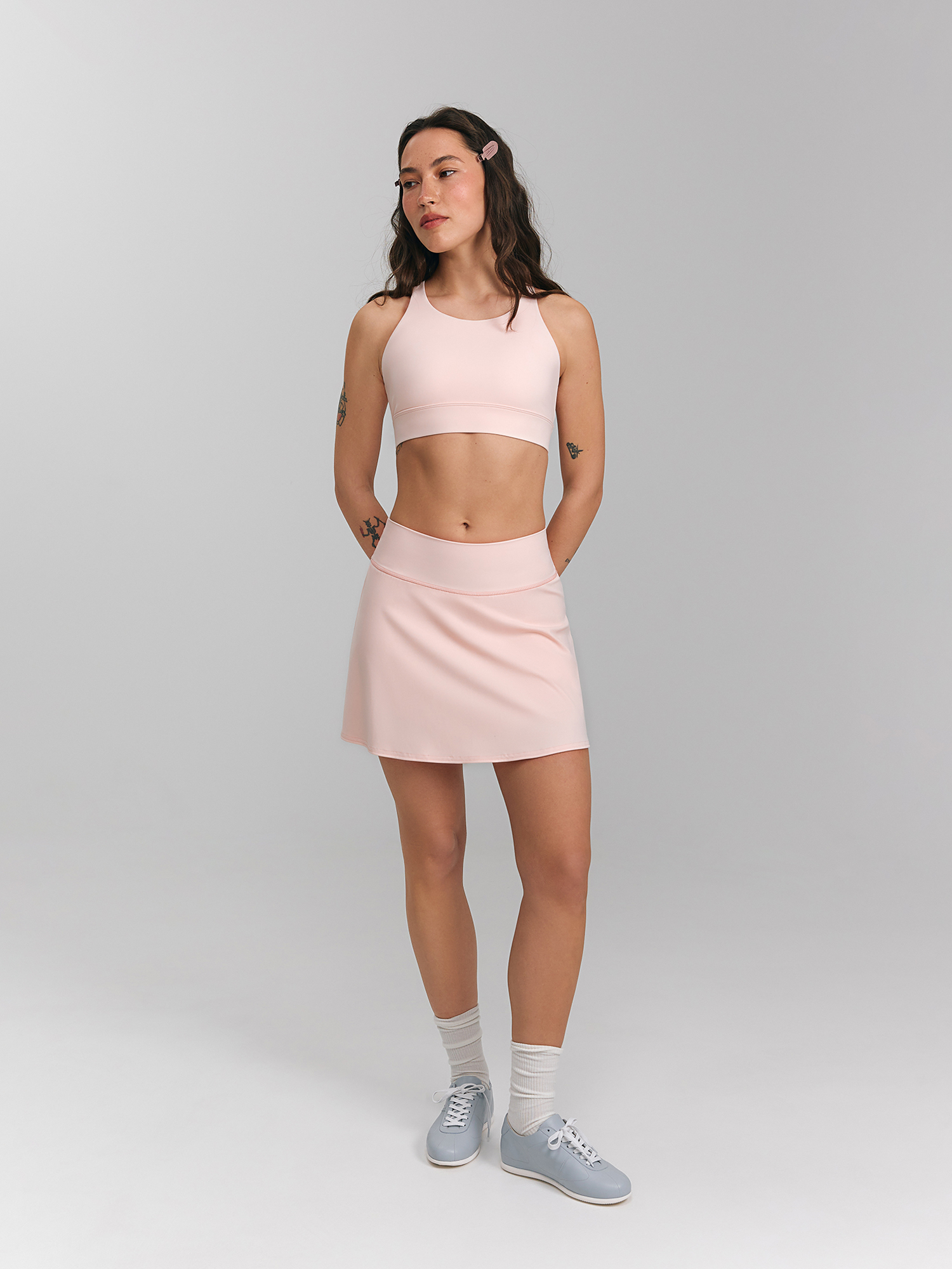 Top, light pink