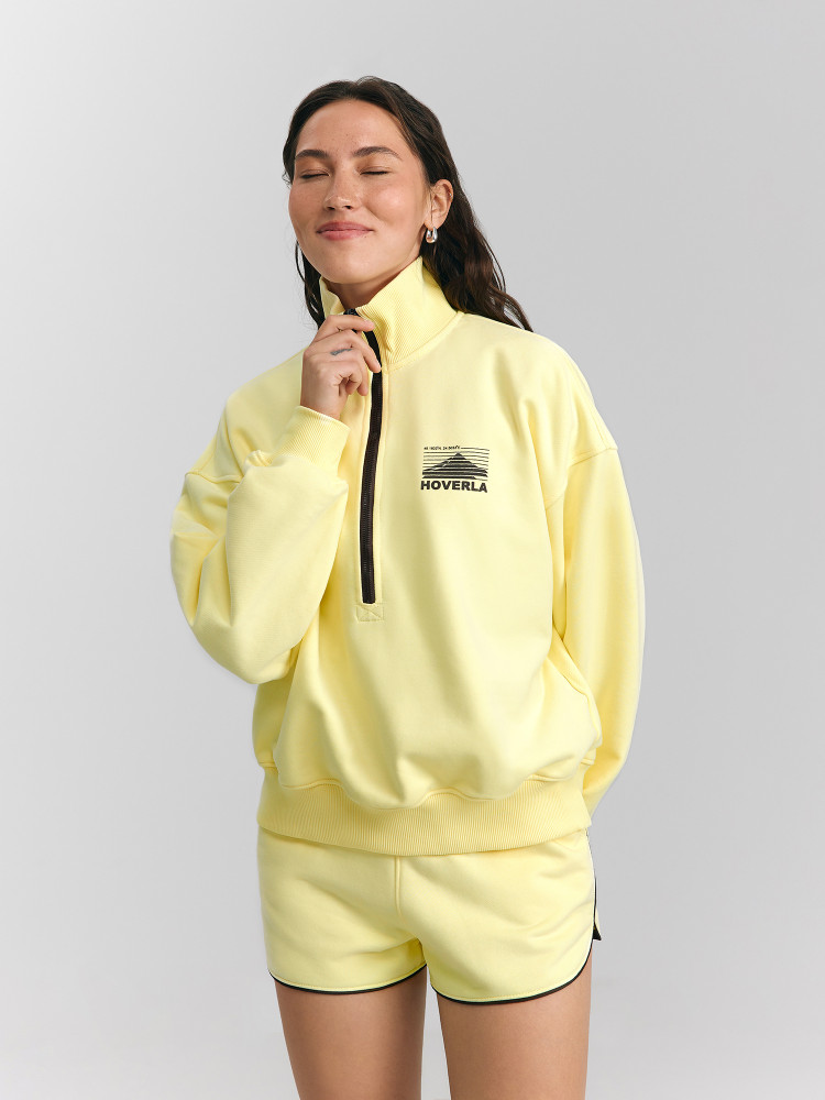 Sweatshirt "Hoverla", yellow
