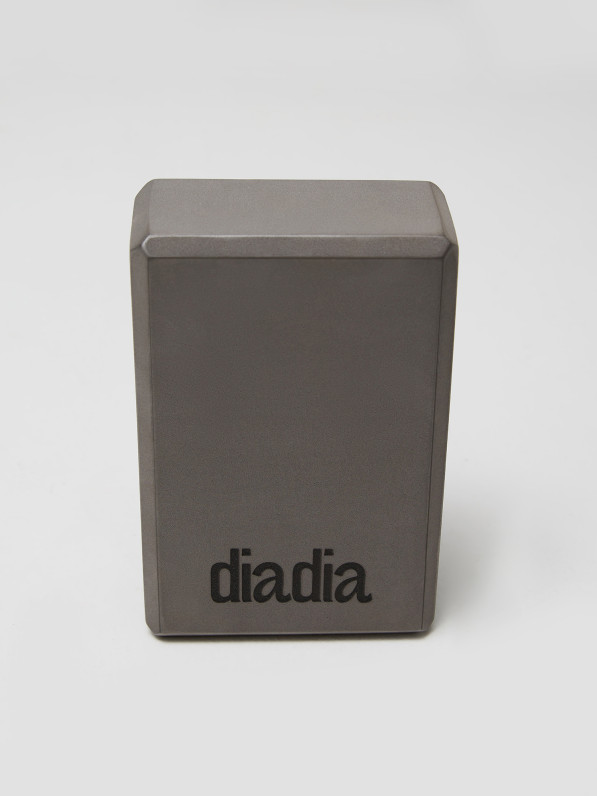 Stretching and yoga block, graphite