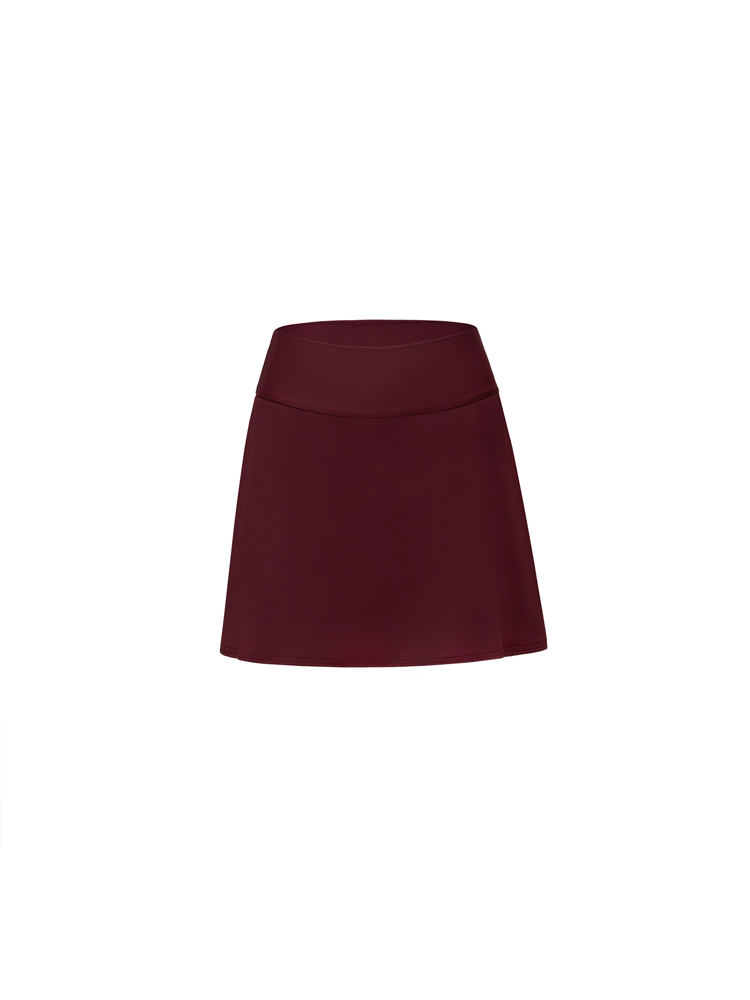 Skirt-shorts, burgundy