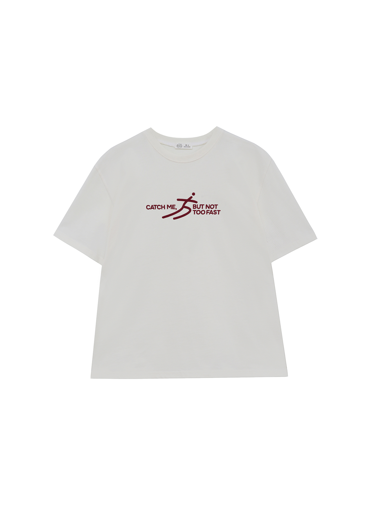 "Catch me" T-shirt, milky