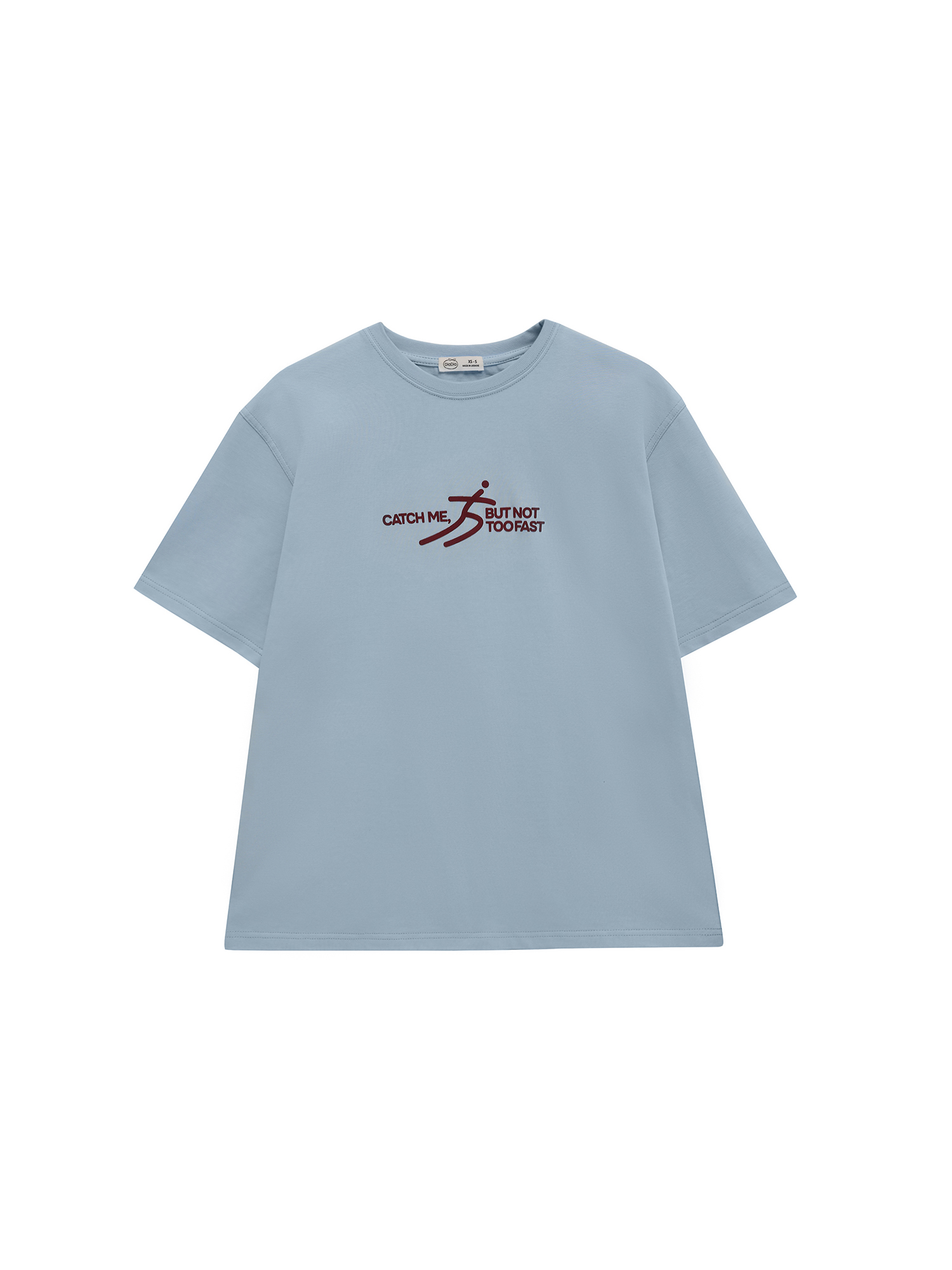 "Catch me" T-shirt, blue