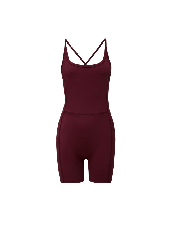 Jumpsuit, burgundy