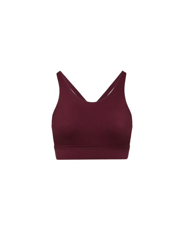 Top, burgundy