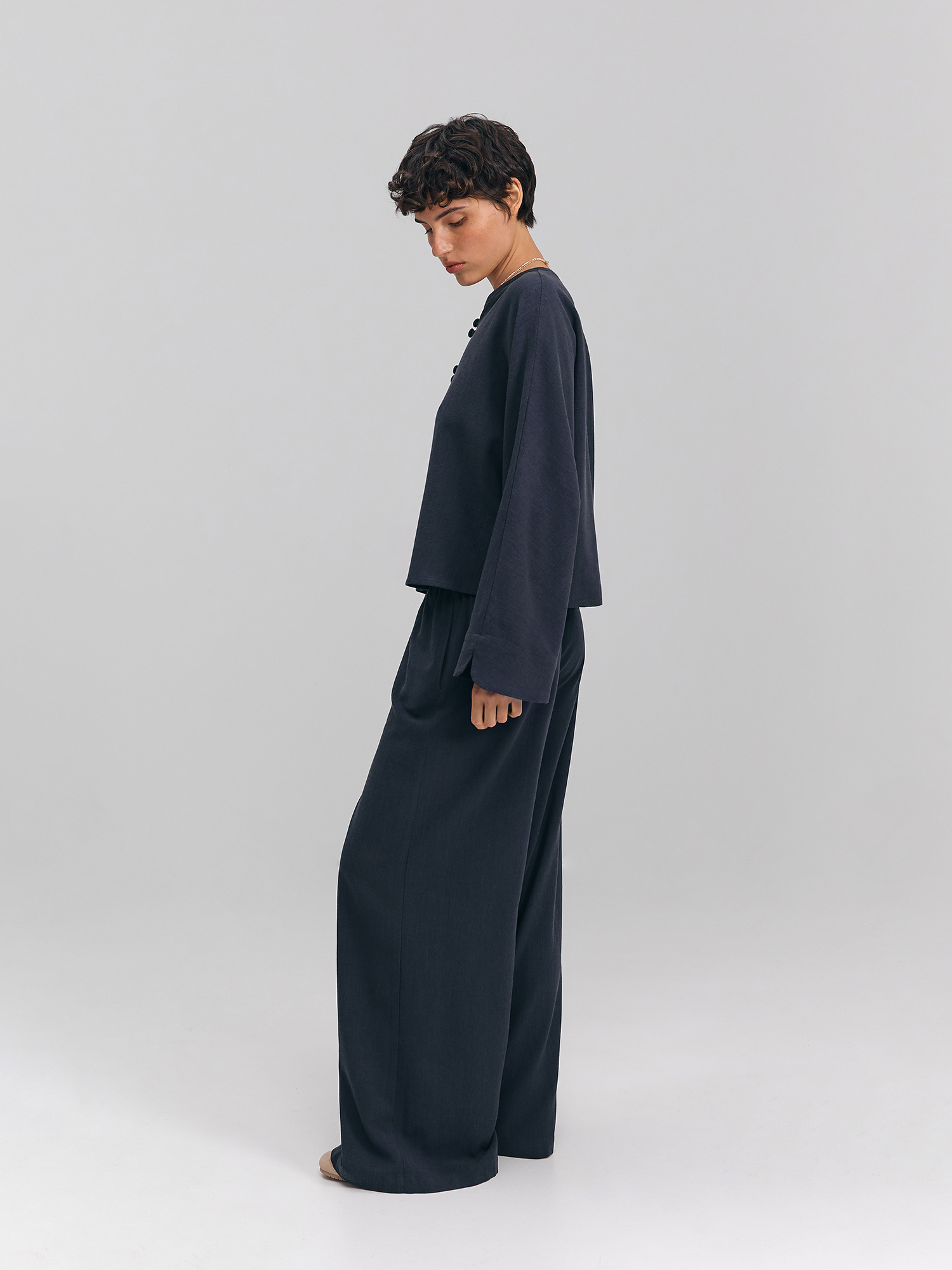Linen shirt, blue