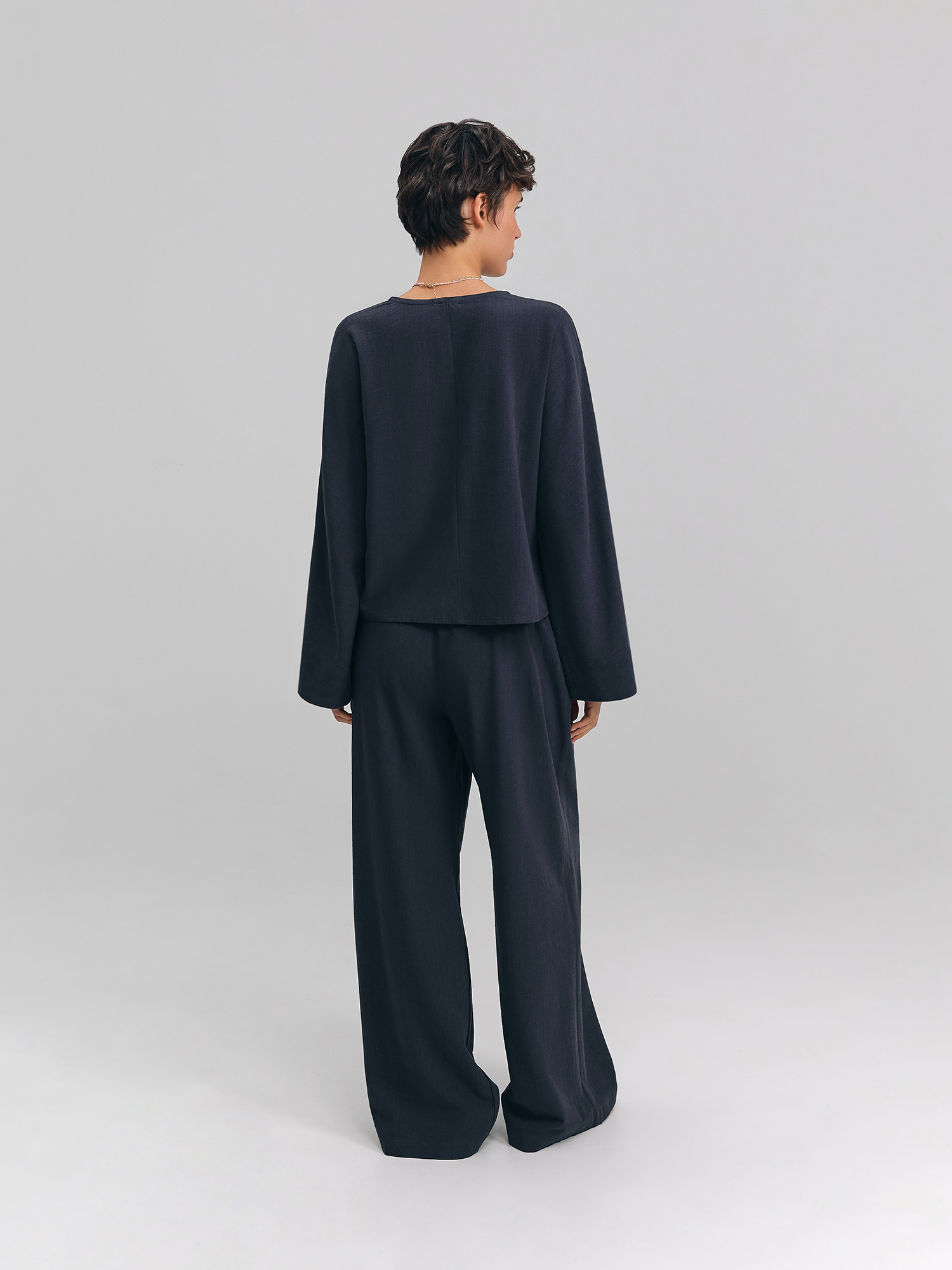 Linen shirt, blue