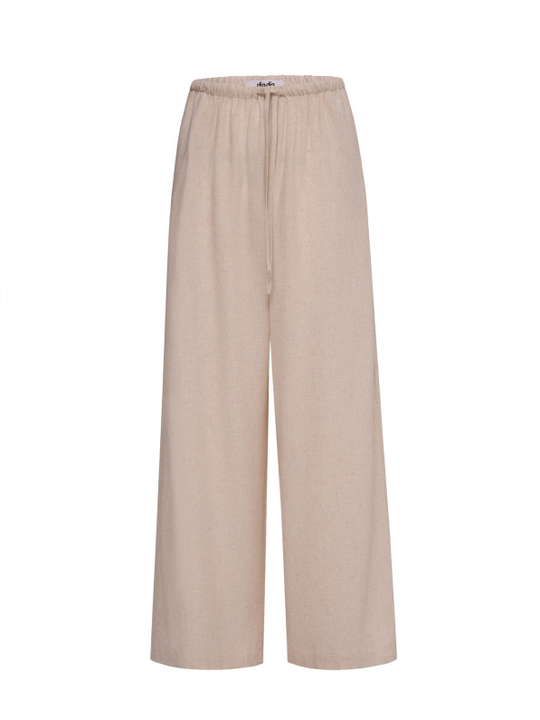 Linen pants, beige