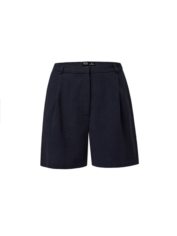 Linen shorts, blue