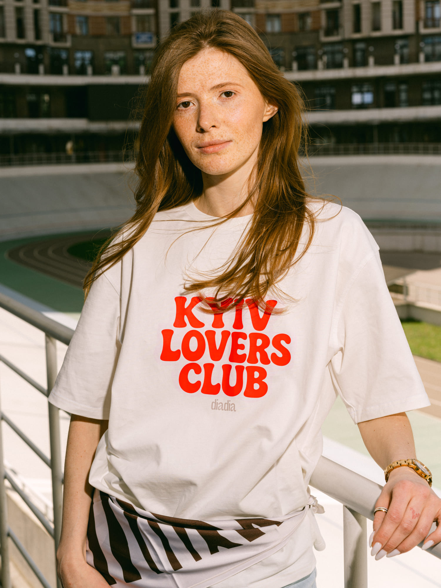 Футболка "Kyiv lovers", молочна