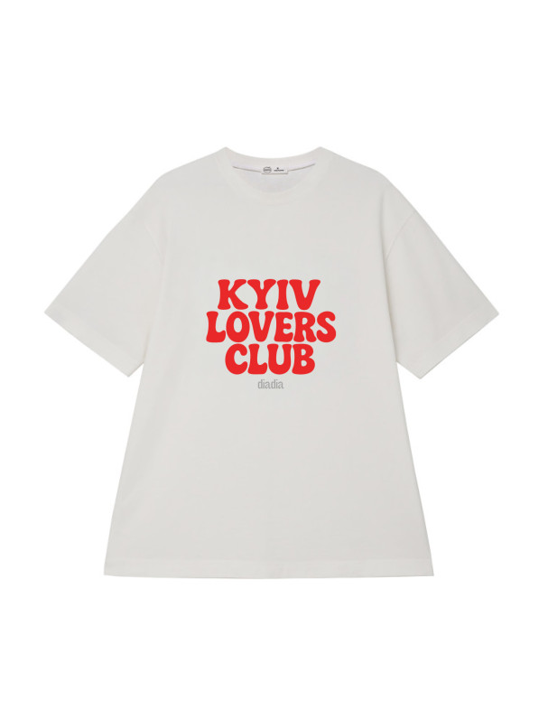 Футболка "Kyiv lovers", молочна