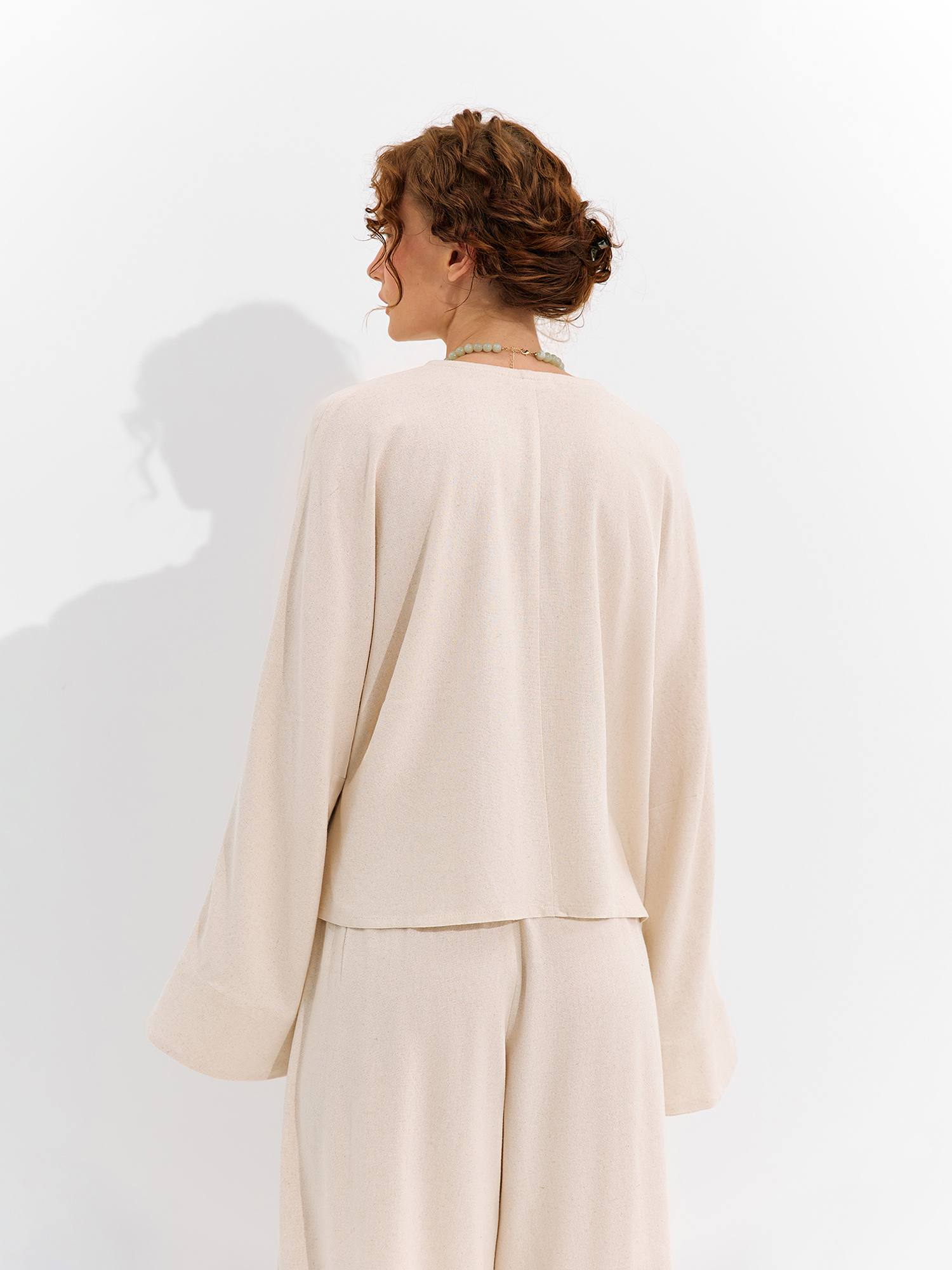 Linen shirt, light beige