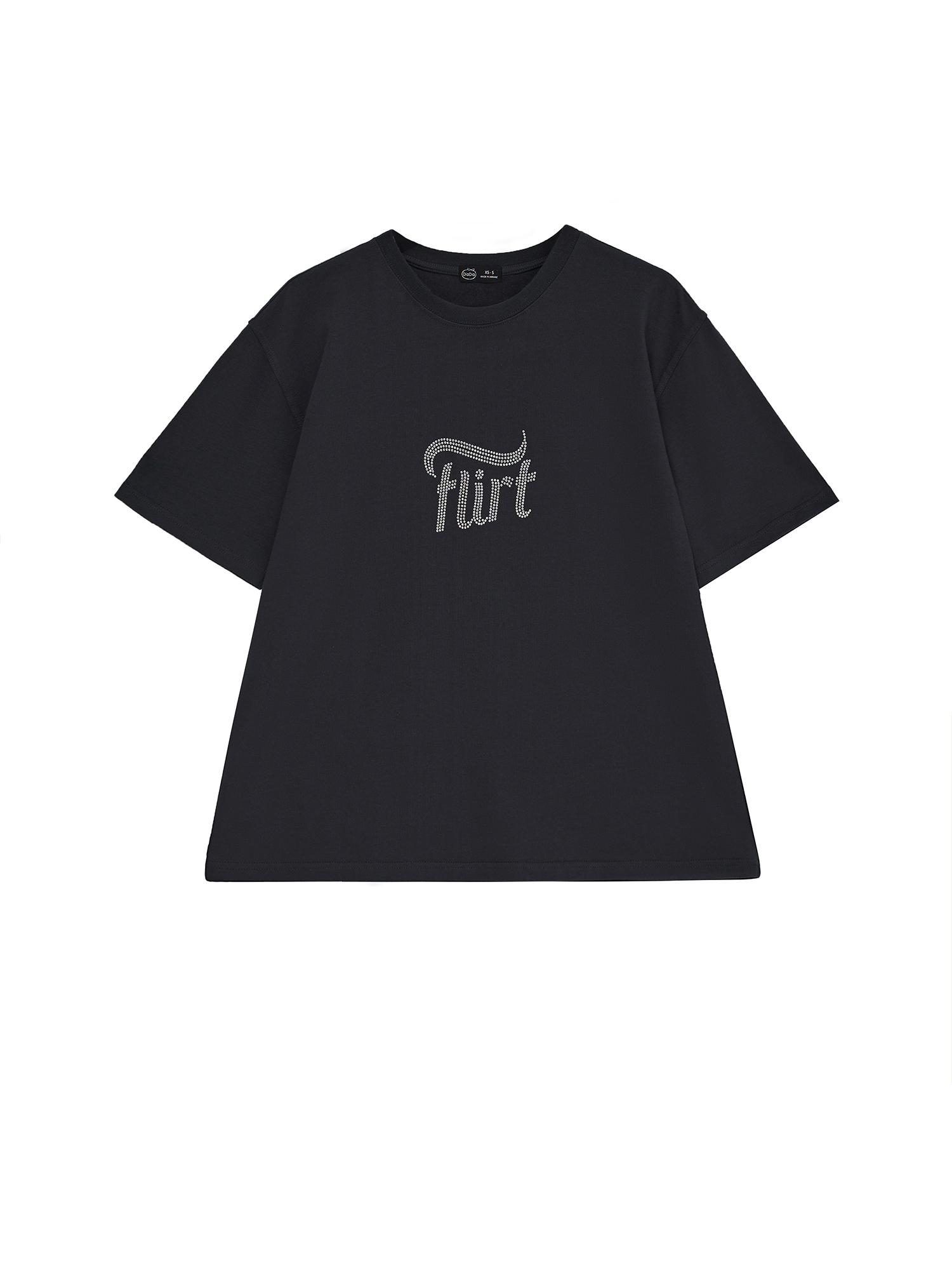 "Flirt" T-shirt, graphite