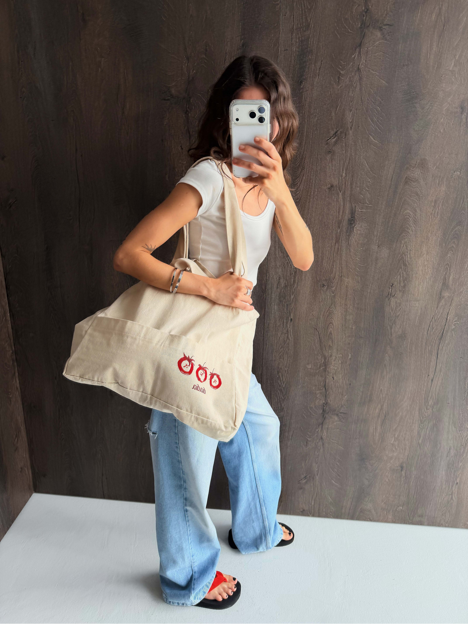 Шопер "Tomato Tote", молочний